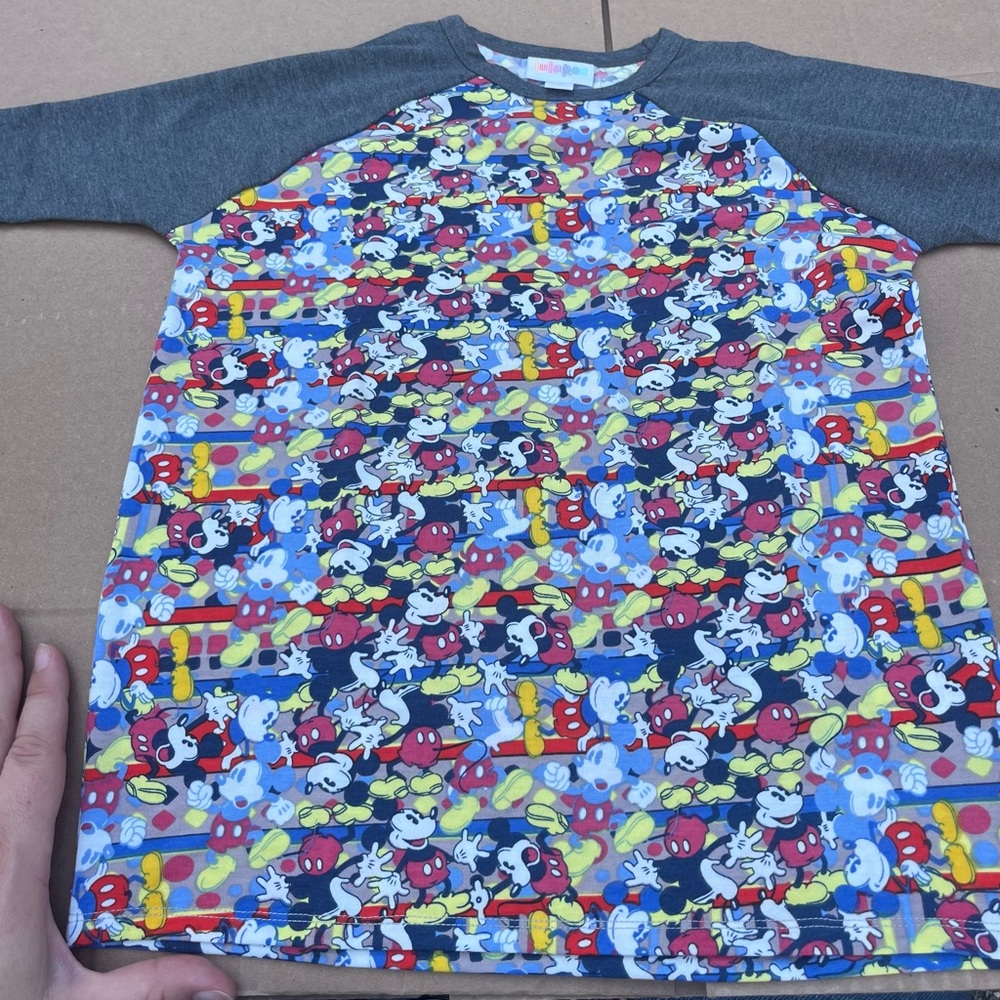 LuLaRoe Disney Sloan children’s baseball tee style shirt size 8 NWT